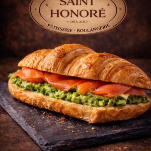 croissant salmon ahumado