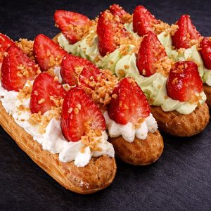 Éclair Sin Azúcar (Alulosa) – Frutilla