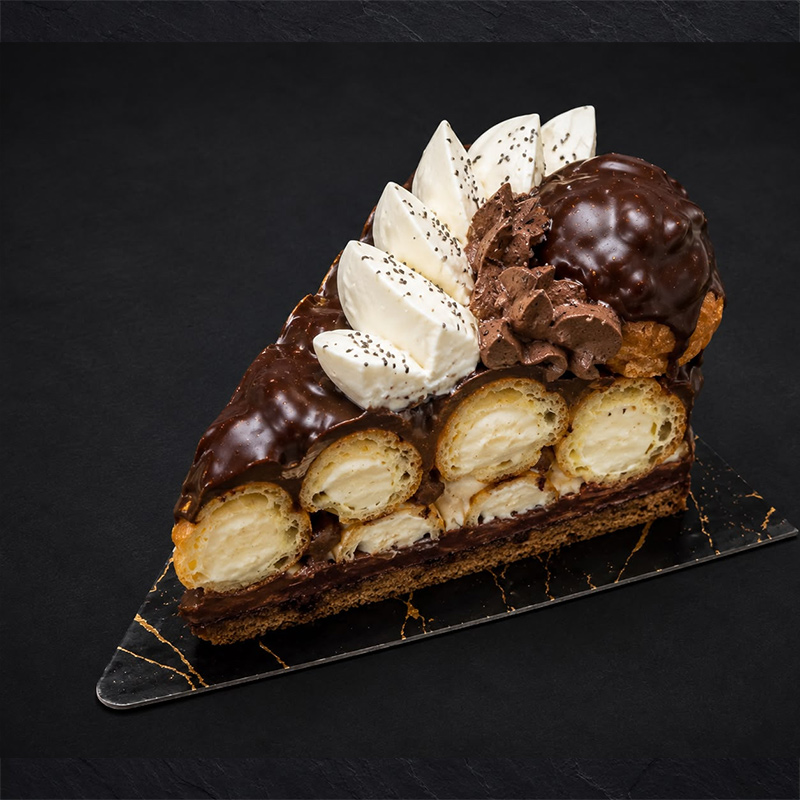 Trozo Saint-Honoré Mozart – Chocolate & Vainilla
